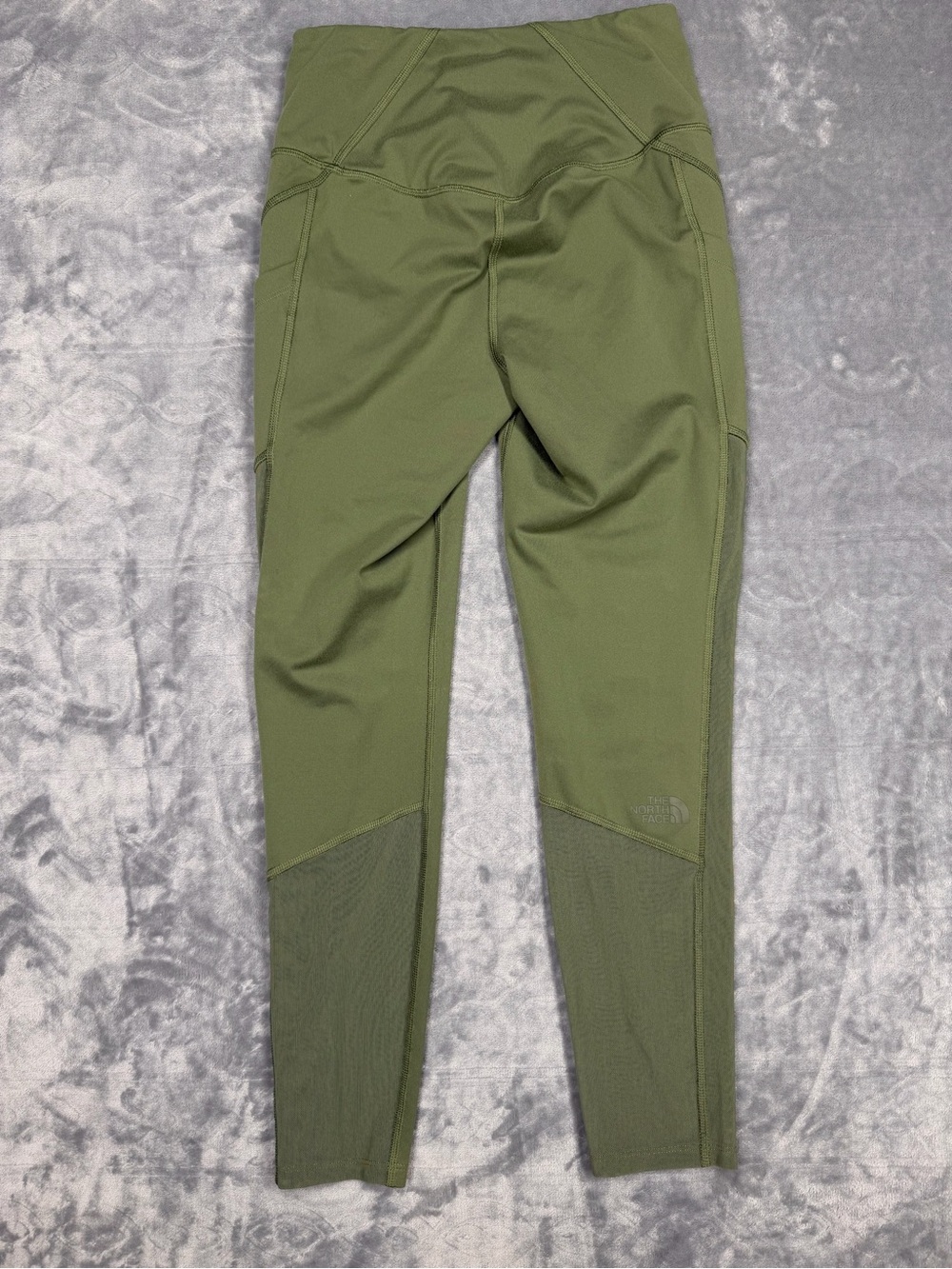 The North Face Olive Green High-Waist Flash Dry Performance Leggings - Picture 3 of 7